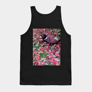 Pheasant in Autumn Tank Top